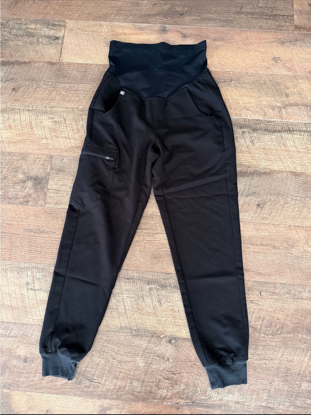 Figs Black High-Rise Kids Jogger Sweatpants